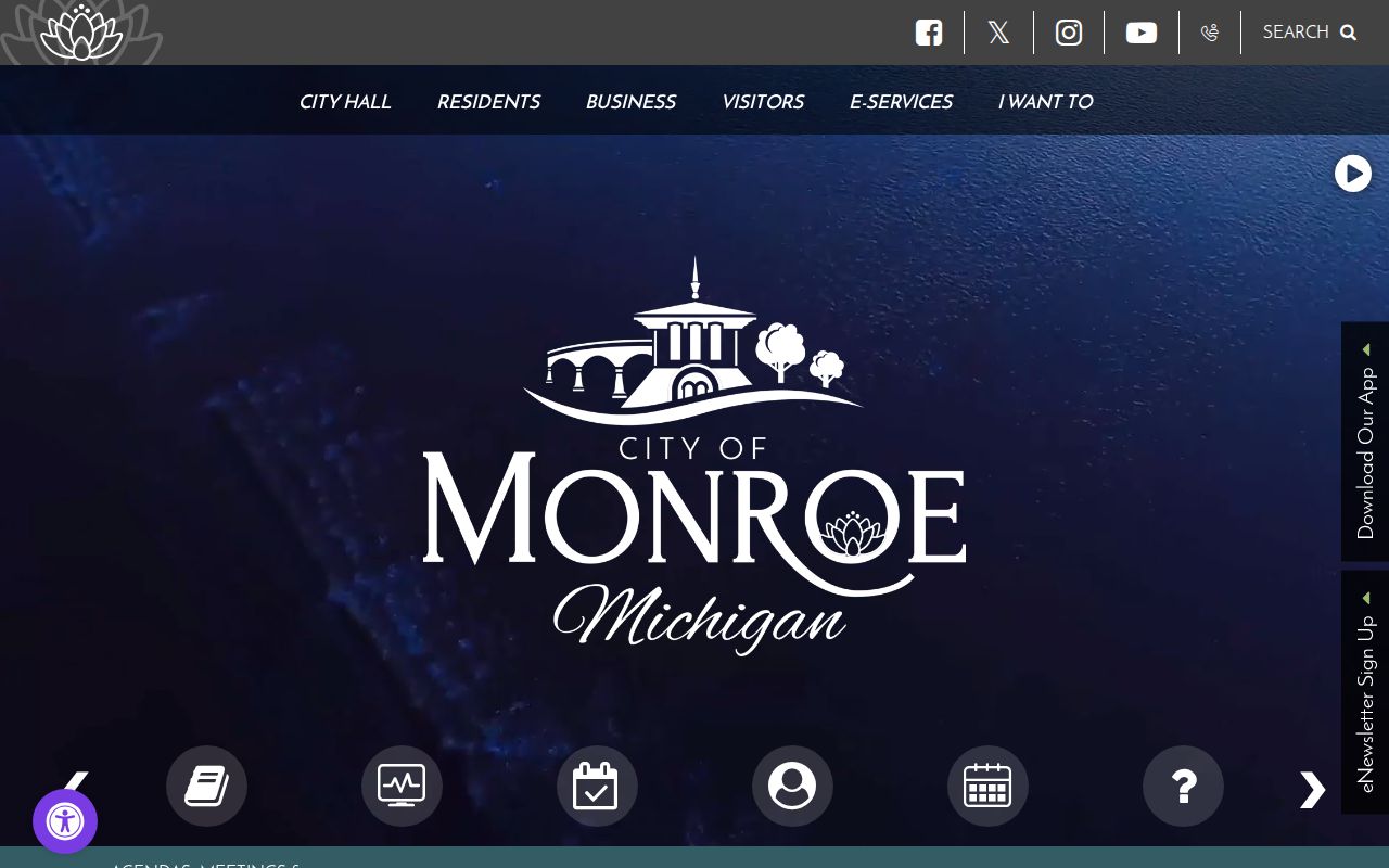 Monroe court docket city government source